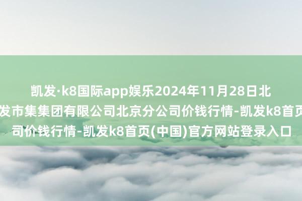 凯发·k8国际app娱乐2024年11月28日北京顺鑫石门海外农家具批发市集集团有限公司北京分公司价钱行情-凯发k8首页(中国)官方网站登录入口